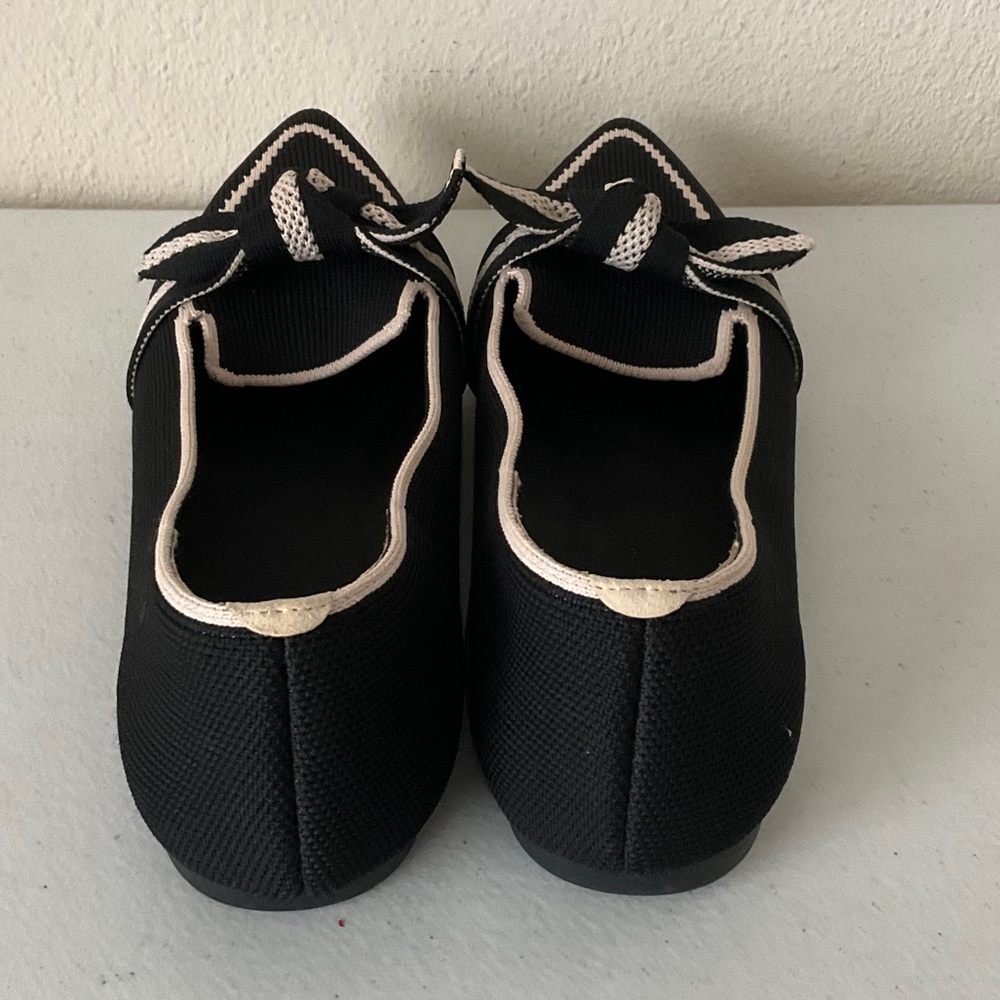Vivaiia Black and Cream Loafers - Picture 4 of 6